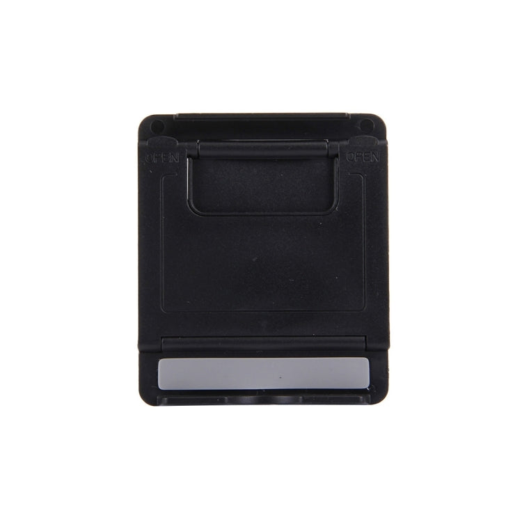 Universal Foldable Mini Phone Holder Stand, Size: 8.3 x 7.1 x 0.7 cm, For iPhone, Samsung, Huawei, Xiaomi, HTC and Other Smartphone, Tablets(Black)