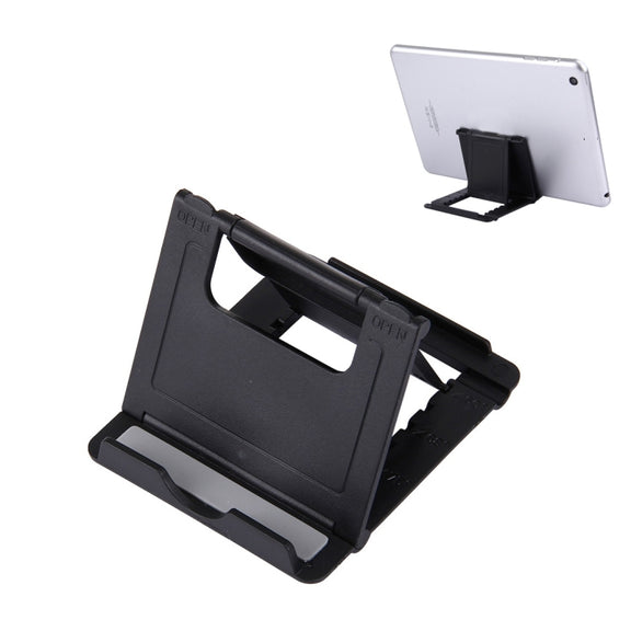 Universal Foldable Mini Phone Holder Stand, Size: 8.3 x 7.1 x 0.7 cm, For iPhone, Samsung, Huawei, Xiaomi, HTC and Other Smartphone, Tablets(Black)