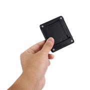 Universal Foldable Mini Phone Holder Stand, Size: 8.3 x 7.1 x 0.7 cm, For iPhone, Samsung, Huawei, Xiaomi, HTC and Other Smartphone, Tablets(Black)
