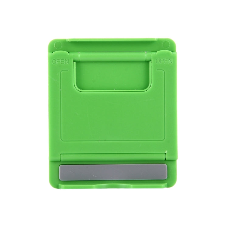 Universal Foldable Mini Phone Holder Stand, Size: 8.3 x 7.1 x 0.7 cm, For iPhone, Samsung, Huawei, Xiaomi, HTC and Other Smartphone, Tablets(Green)