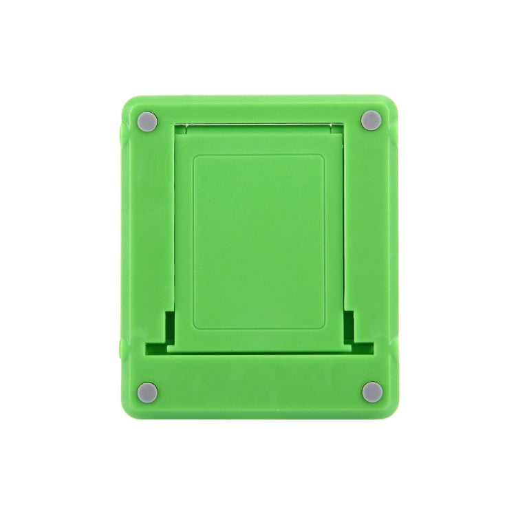 Universal Foldable Mini Phone Holder Stand, Size: 8.3 x 7.1 x 0.7 cm, For iPhone, Samsung, Huawei, Xiaomi, HTC and Other Smartphone, Tablets(Green)