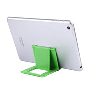Universal Foldable Mini Phone Holder Stand, Size: 8.3 x 7.1 x 0.7 cm, For iPhone, Samsung, Huawei, Xiaomi, HTC and Other Smartphone, Tablets(Green)