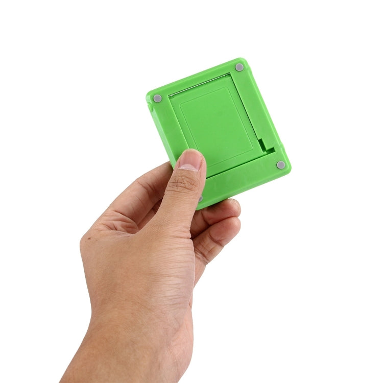 Universal Foldable Mini Phone Holder Stand, Size: 8.3 x 7.1 x 0.7 cm, For iPhone, Samsung, Huawei, Xiaomi, HTC and Other Smartphone, Tablets(Green)