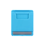 Universal Foldable Mini Phone Holder Stand, Size: 8.3 x 7.1 x 0.7 cm, For iPhone, Samsung, Huawei, Xiaomi, HTC and Other Smartphone, Tablets(Blue)