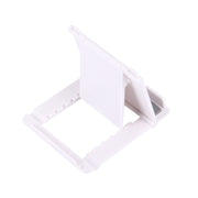 Universal Foldable Mini Phone Holder Stand, Size: 8.3 x 7.1 x 0.7 cm, For iPhone, Samsung, Huawei, Xiaomi, HTC and Other Smartphone, Tablets(White)