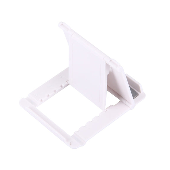 Universal Foldable Mini Phone Holder Stand, Size: 8.3 x 7.1 x 0.7 cm, For iPhone, Samsung, Huawei, Xiaomi, HTC and Other Smartphone, Tablets(White)