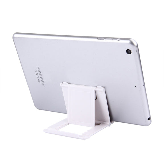 Universal Foldable Mini Phone Holder Stand, Size: 8.3 x 7.1 x 0.7 cm, For iPhone, Samsung, Huawei, Xiaomi, HTC and Other Smartphone, Tablets(White)