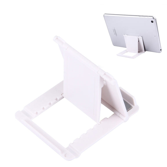 Universal Foldable Mini Phone Holder Stand, Size: 8.3 x 7.1 x 0.7 cm, For iPhone, Samsung, Huawei, Xiaomi, HTC and Other Smartphone, Tablets(White)