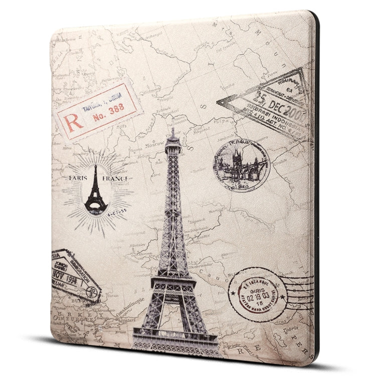 Dibase for Amazon Kindle Oasis 2017 7 inch Print Horizontal Flip PU Leather Protective Case