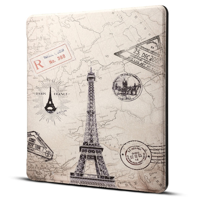 Dibase for Amazon Kindle Oasis 2017 7 inch Print Horizontal Flip PU Leather Protective Case