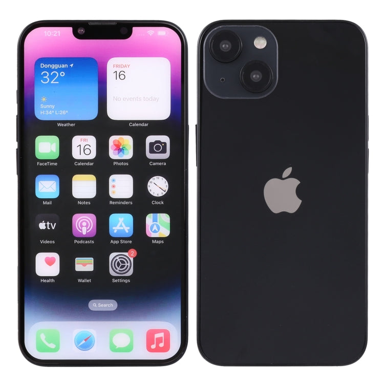 For iPhone 14 Color Screen Non-Working Fake Dummy Display Model(Midnight)