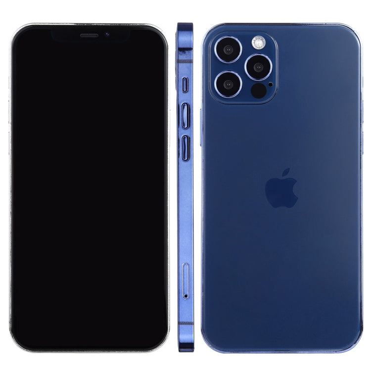 For iPhone 12 Pro Max Black Screen Non-Working Fake Dummy Display Model (Aqua Blue)