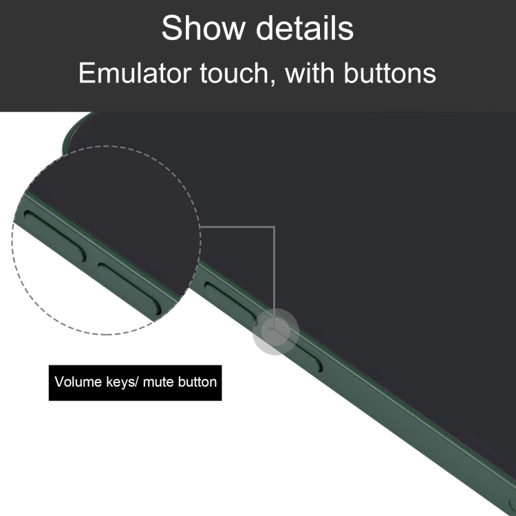 For iPhone 13 Black Screen Non-Working Fake Dummy Display Model (Dark Green)