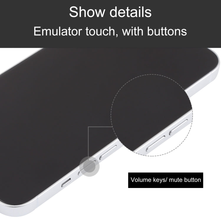For iPhone 13 Black Screen Non-Working Fake Dummy Display Model (Starlight)