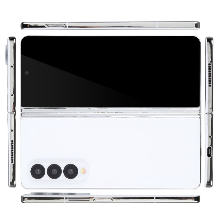 For Samsung Galaxy Z Fold4 Black Screen Non-Working Fake Dummy Display Model(White)
