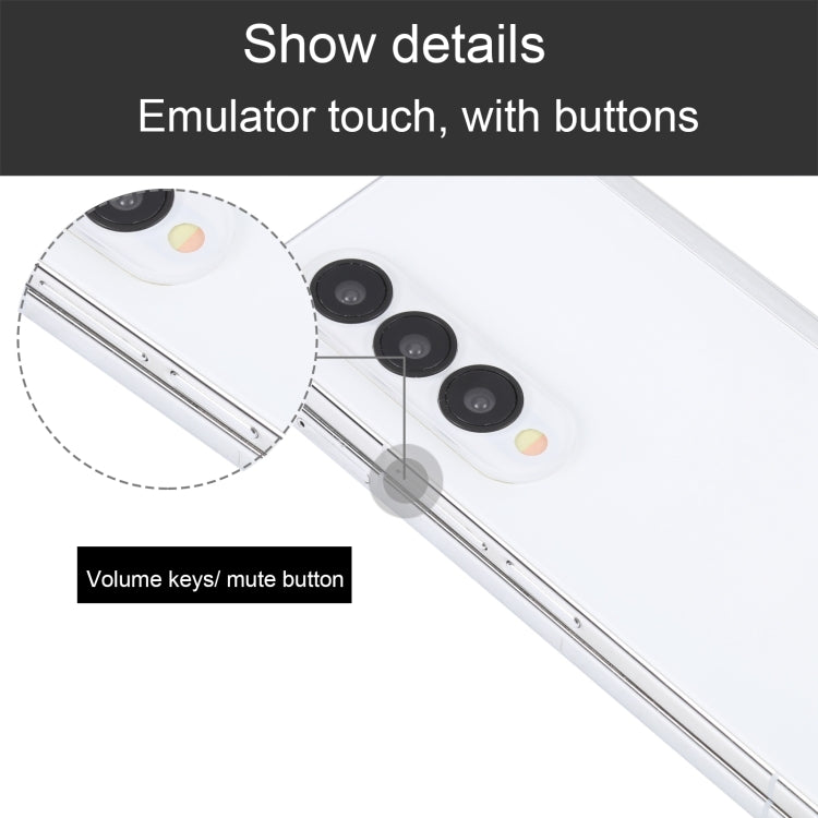 For Samsung Galaxy Z Fold4 Color Screen Non-Working Fake Dummy Display Model (White)