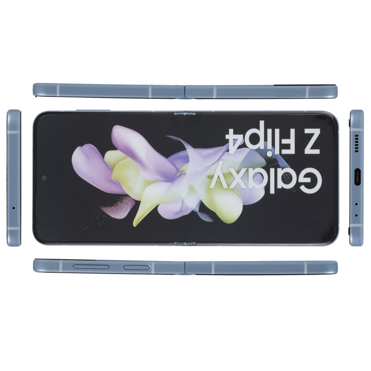 For Samsung Galaxy Z Flip4 Color Screen Non-Working Fake Dummy Display Model (Blue)