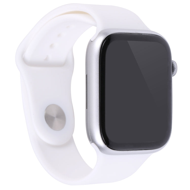 For Apple Watch Series 8 45mm Black Screen Non-Working Fake Dummy Display Model(White)