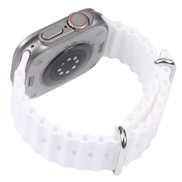 For Apple Watch Ultra 49mm Black Screen Non-Working Fake Dummy Display Model (White)