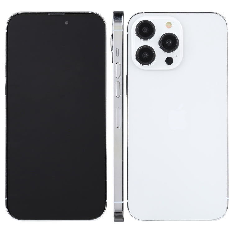For iPhone 14 Pro Max Black Screen Non-Working Fake Dummy Display Model(Silver)