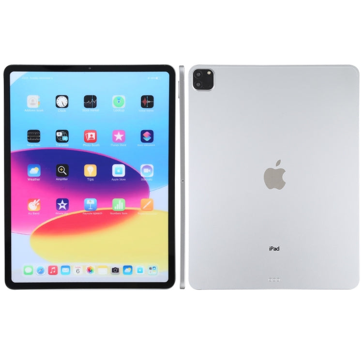 For iPad Pro 12.9 2022 Color Screen Non-Working Fake Dummy Display Model (Silver)