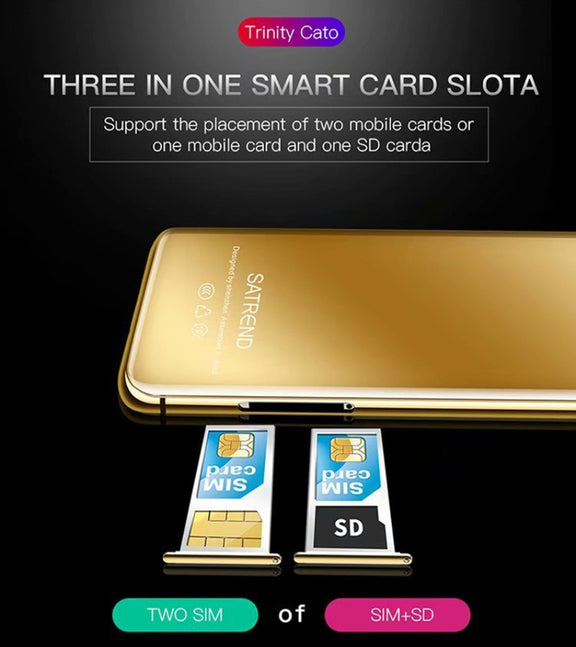 SATREND S10 Card Mobile Phone, 2.4 inch Touch Screen, MTK6261D, Support Bluetooth, FM, GSM, Dual SIM(Pink)