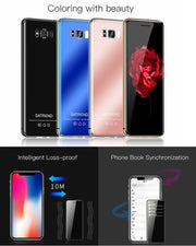 SATREND S10 Card Mobile Phone, 2.4 inch Touch Screen, MTK6261D, Support Bluetooth, FM, GSM, Dual SIM(Gold)
