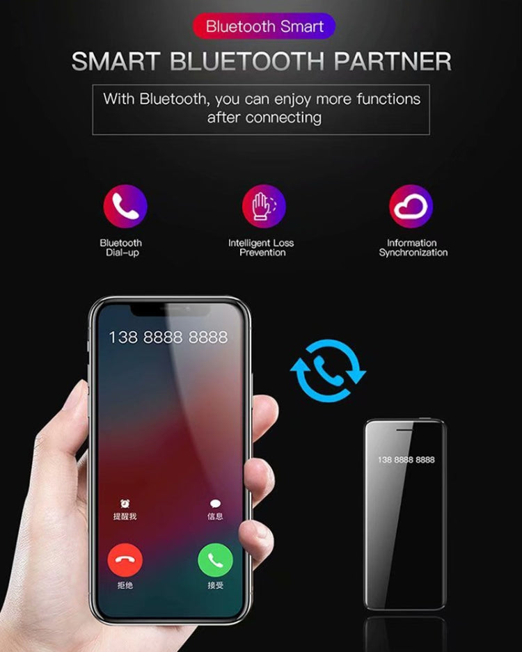 SATREND S10 Card Mobile Phone, 2.4 inch Touch Screen, MTK6261D, Support Bluetooth, FM, GSM, Dual SIM(Gold)