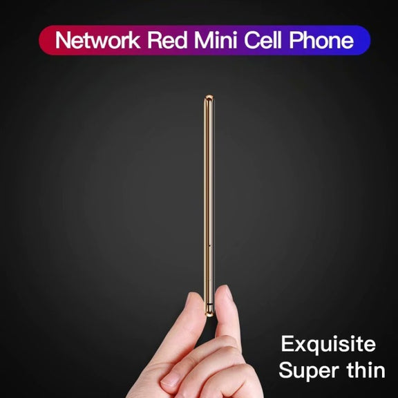 SATREND S10 Card Mobile Phone, 2.4 inch Touch Screen, MTK6261D, Support Bluetooth, FM, GSM, Dual SIM(Gold)