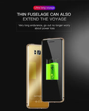 SATREND S10 Card Mobile Phone, 2.4 inch Touch Screen, MTK6261D, Support Bluetooth, FM, GSM, Dual SIM(Gold)