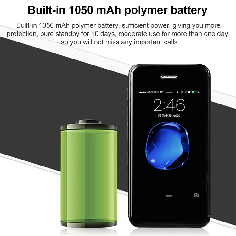 MELROSE S9X, 1GB+8GB, 2.45 inch, Android 5.1 MTK6580 Quad Core, Support Bluetooth / WiFi, Network: 3G(Black)