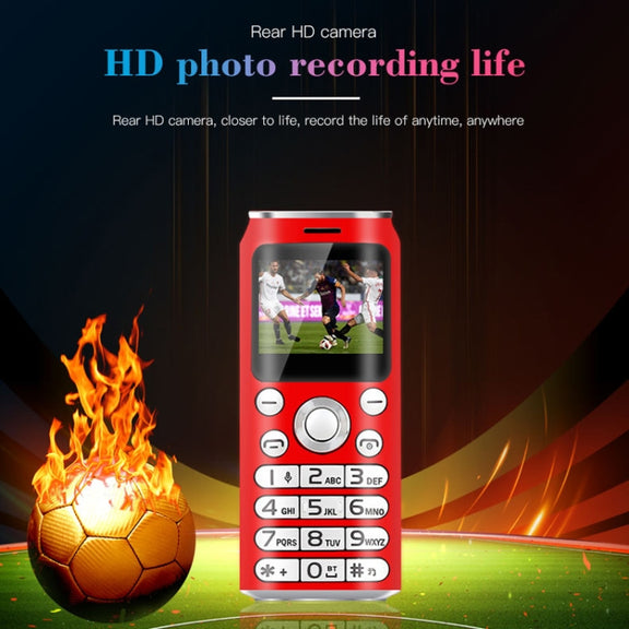 Satrend K8 Mini Mobile Phone, 1.0 inch, Hands Free Bluetooth Dialer Headphone, MP3 Music, Dual SIM, Network: 2G(Green)
