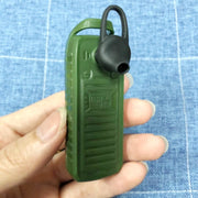 Mini B25 Headphone Mobile Phone, Hands Free Bluetooth Dialer Headphone, MP3 Music, Dual SIM, Network: 2G(Blue)