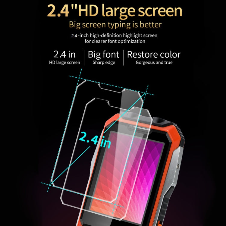 A6 4G Full Network Triple Proofing Elder Phone, Water-resistant Shockproof Dustproof, 6800mAh Battery, 2.4 inch, 21 Keys, LED Flashlight, FM, SOS, Dual SIM, Network: 4G(Green)