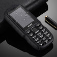 KUH T3 Rugged Phone, Dustproof Shockproof, MTK6261DA, 2400mAh Battery, 2.4 inch, Dual SIM(Black) - free shipping - PMC TechLife - Order now!
