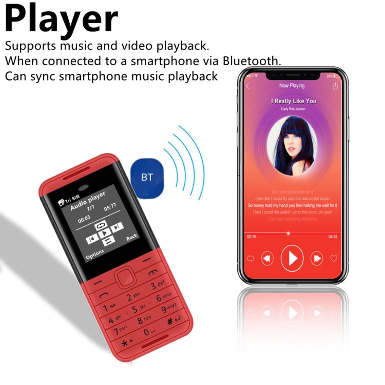 SERVO BM5310 Mini Mobile Phone, Russian Key, 1.33 inch, MTK6261D, 21 Keys, Support Bluetooth, FM, Magic Sound, Auto Call Record, GSM, Triple SIM (Yellow)
