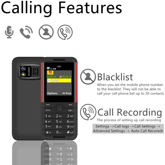 SERVO BM5310 Mini Mobile Phone, Russian Key, 1.33 inch, MTK6261D, 21 Keys, Support Bluetooth, FM, Magic Sound, Auto Call Record, GSM, Triple SIM (Yellow)