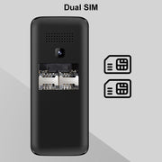 UNIWA E1801 Mobile Phone, 1.77 inch, 800mAh Battery, 21 Keys, Support Bluetooth, FM, MP3, MP4, GSM, Dual SIM(Blue)