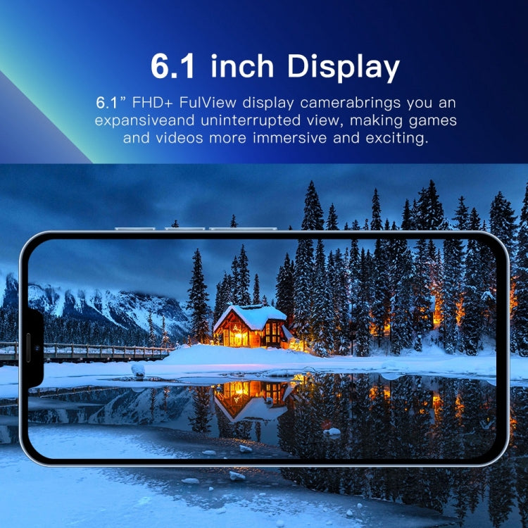 i13 Pro Max N83, 1GB+16GB, 6.1 inch Notch Screen, Face Identification, Android 6.0 Spreadtrum 7731G Quad Core, Network: 3G, Dual SIM(Black)