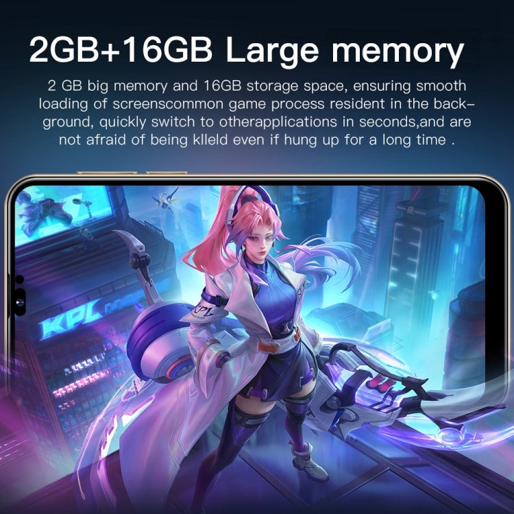 i14 Pro Max N86, 2GB+16GB, 6.3 inch, Face Identification, Android 8.1 MTK6737 Quad Core, Network: 4G(Gold)