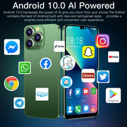 i14 Pro Max N86, 4GB+32GB, 6.3 inch, Face Identification, Android 10 MTK6737 Quad Core, Network: 4G,  with 64GB TF Card (Gold)