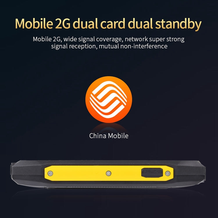 Rugtel R1D Rugged Phone, IP68 Water-resistant Dustproof Shockproof, 2.4 inch, MTK6261D, 2000mAh Battery, Loud Box Speaker, FM, Network: 2G, Dual SIM(Yellow)