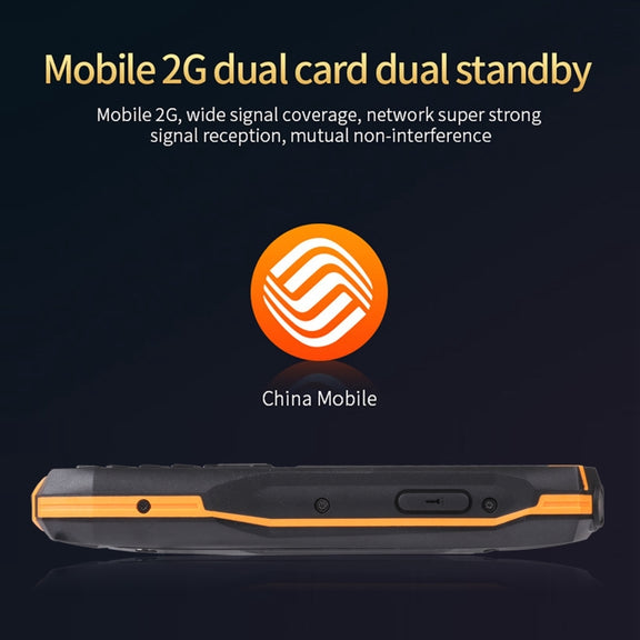 Rugtel R2C Rugged Phone, IP68 Water-resistant Dustproof Shockproof, 2.4 inch, MTK6261D, 2500mAh Battery, SOS, FM, Dual SIM (Orange)