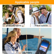 Rugtel R2C Rugged Phone, IP68 Water-resistant Dustproof Shockproof, 2.4 inch, MTK6261D, 2500mAh Battery, SOS, FM, Dual SIM (Orange)