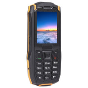 Rugtel R2C Rugged Phone, IP68 Water-resistant Dustproof Shockproof, 2.4 inch, MTK6261D, 2500mAh Battery, SOS, FM, Dual SIM (Orange)