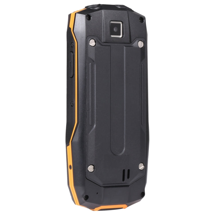 Rugtel R2C Rugged Phone, IP68 Water-resistant Dustproof Shockproof, 2.4 inch, MTK6261D, 2500mAh Battery, SOS, FM, Dual SIM (Orange)