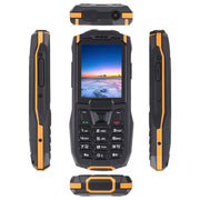 Rugtel R2C Rugged Phone, IP68 Water-resistant Dustproof Shockproof, 2.4 inch, MTK6261D, 2500mAh Battery, SOS, FM, Dual SIM (Orange)