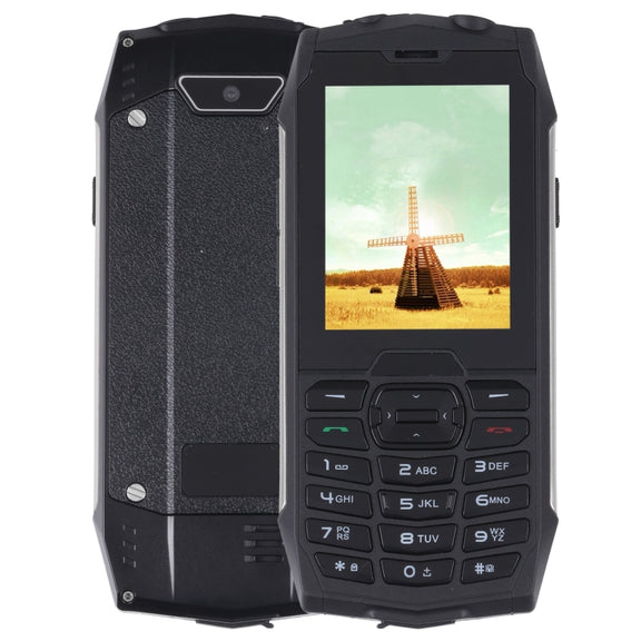 Rugtel R3C Rugged Phone, IP68 Water-resistant Dustproof Shockproof, 2.8 inch, MTK6261D, 2000mAh Battery, SOS, FM, Dual SIM(Silver)