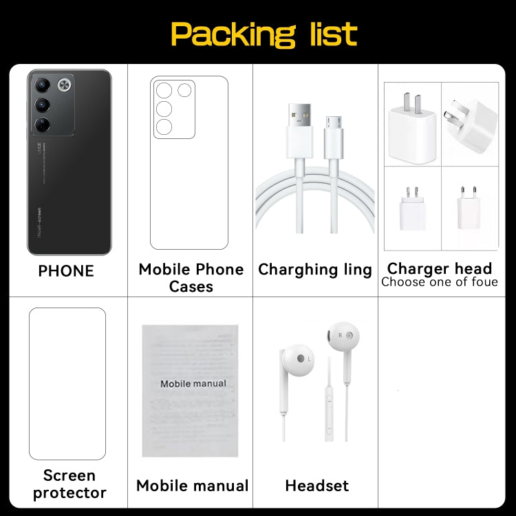 V27e / X23, 2GB+16GB, 6.5 inch Screen, Face Identification, Android 9.1 MTK6580A Quad Core, Network: 3G, Dual SIM (Black)