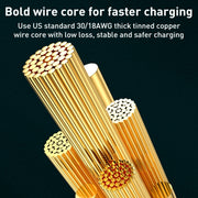 WK WDC-180 6A Pioneer Series USB to 8 Pin Transparent Fast Charge Data Cable, Length: 1m(Green)